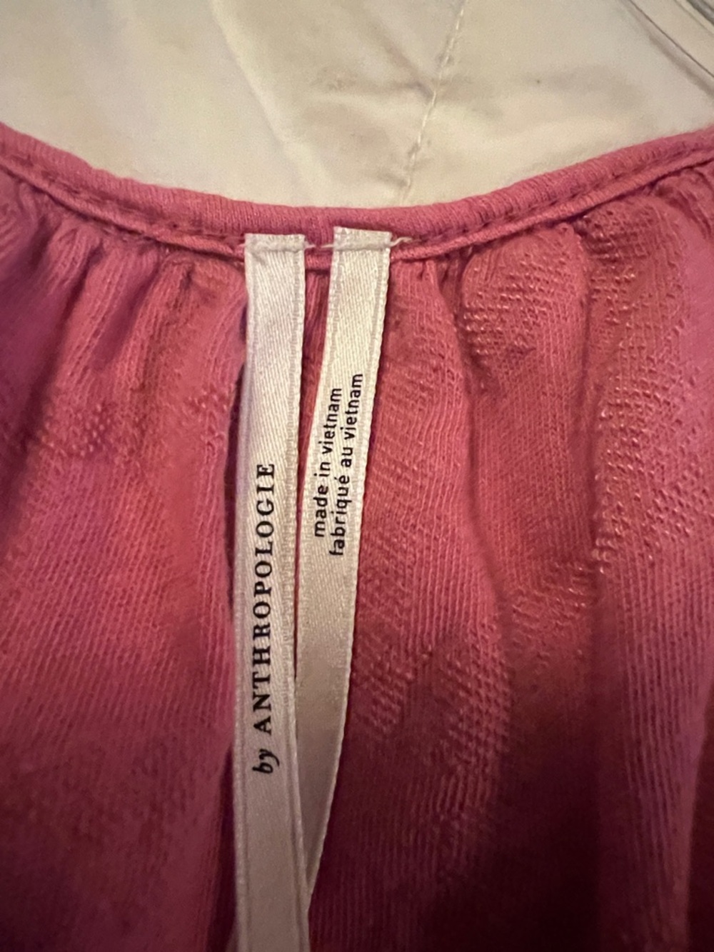 Anthropologie Kit Textured Button-Front Camisole (Pink) - Picture 6 of 9